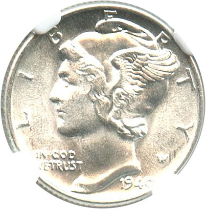 image for: 1940 10c NGC MS67