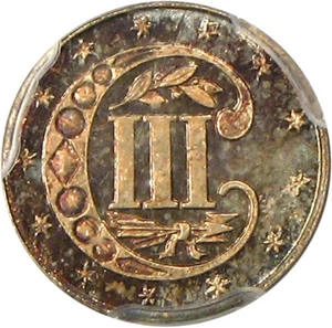 image for: 1870 3cS PCGS Proof 66 CAM