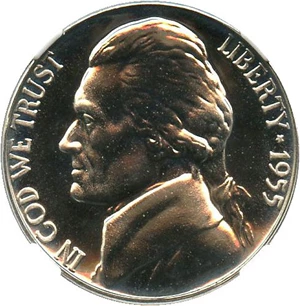 image for: 1955 5c NGC Proof 68