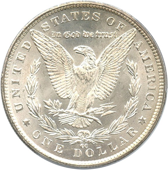 image for: 1882-CC $1 PCGS MS65 (VAM-2A, Clashed Die) Top 100 VAM ex: GSA