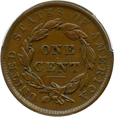 image for: 1837 1c PCGS XF40 (Small Letters) - No Reserve!