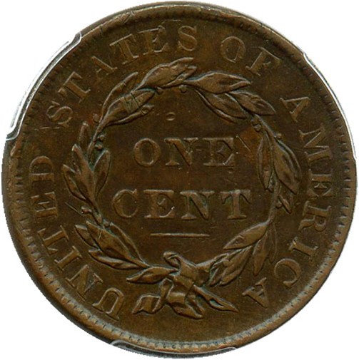 image for: 1837 1c PCGS XF45 (Small Letters) - No Reserve!