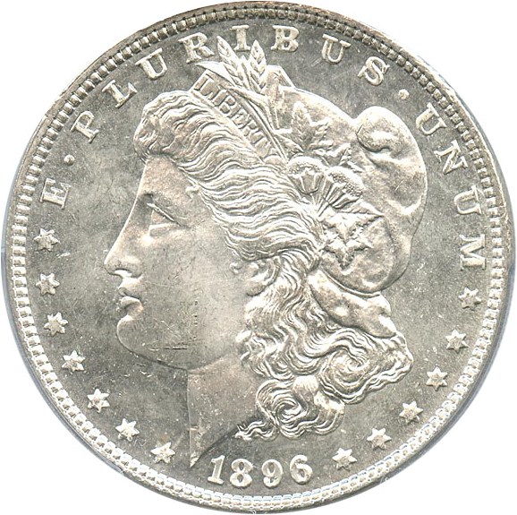 image for: 1896 $1 PCGS MS66 PL