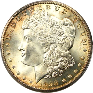 image for: 1898-O $1 PCGS MS67 - Colorful Toning