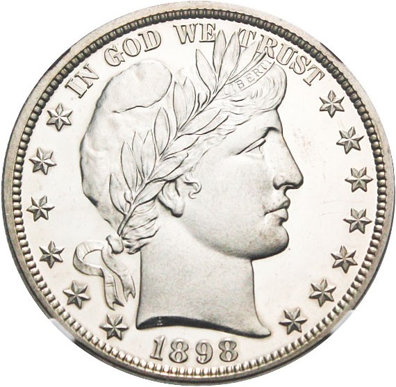 image for: 1898 50c NGC Proof 65 CAM