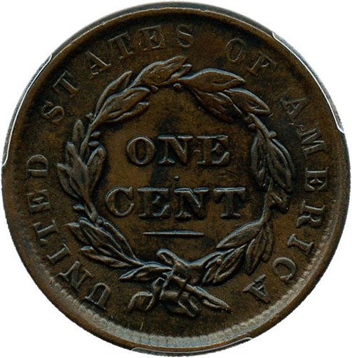 image for: 1837 1c PCGS AU53 (Small Letters) - No Reserve!