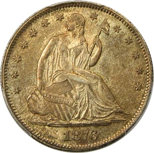 image for: 1876-S 50c PCGS MS63 - No Reserve!