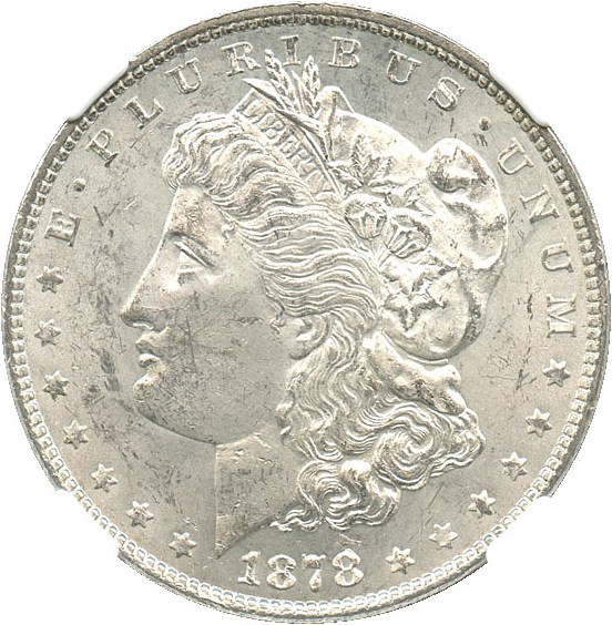 image for: 1878 7/8TF $1 NGC MS62 (VAM-45, 7/0TF) Top 100 VAM