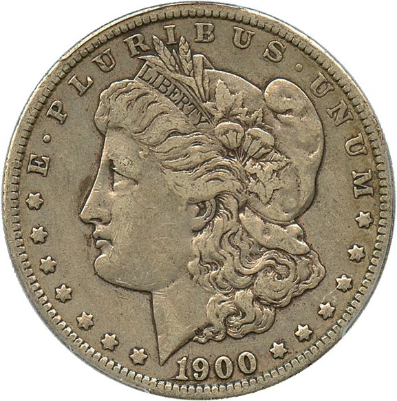 image for: 1900-O $1 PCGS VF35 (VAM 29A, Die Break) Top 100 VAM