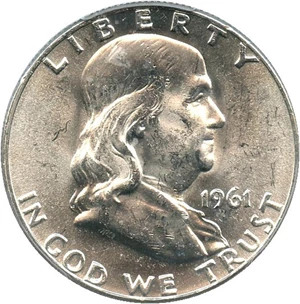 image for: 1961-D 50c PCGS MS63