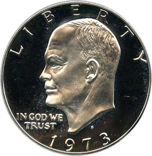 image for: 1973-S $1 PCGS Proof 68 Cameo (Silver)