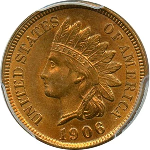 image for: 1906 1c PCGS MS64 RB