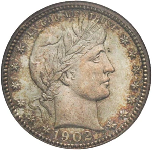 image for: 1902 25c NGC/CAC MS64