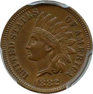 image for: 1882 1c PCGS AU58