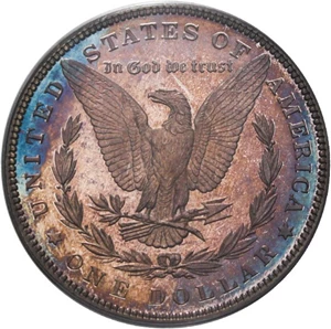 image for: 1884 $1 PCGS/CAC Proof 66 CAM - Colorful Toning, Very Low Pop