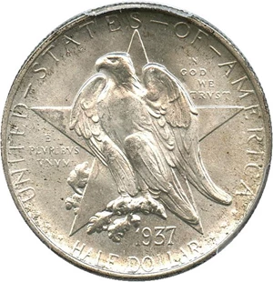 image for: 1937 Texas 50c PCGS MS65