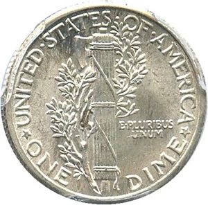image for: 1934 10c PCGS MS65
