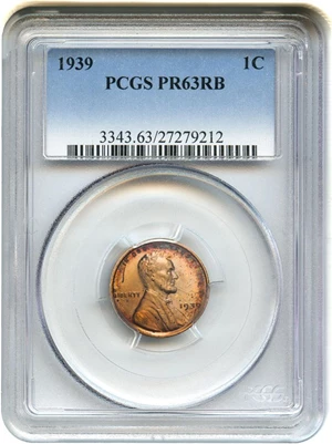 image for: 1939 1c PCGS Proof 63 RB