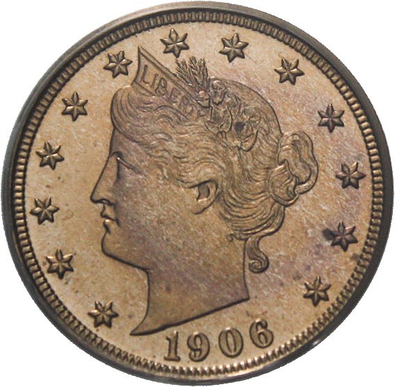 image for: 1906 5c PCGS/CAC Proof 65 CAM