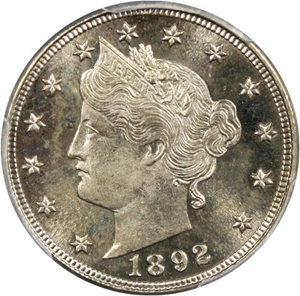 image for: 1892 5c PCGS Proof 64 CAM - No Reserve!