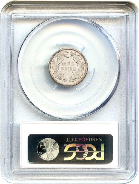 image for: 1871 10c PCGS Proof 63 Cameo