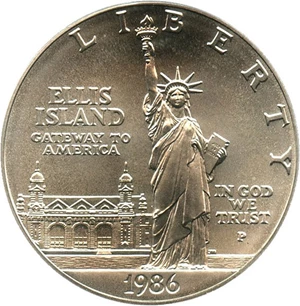 image for: 1986-P Statue of Liberty $1 PCGS MS69 - No Reserve!
