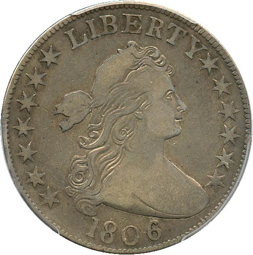 image for: 1806 50c PCGS Genuine (Knob 6, Small Stars)