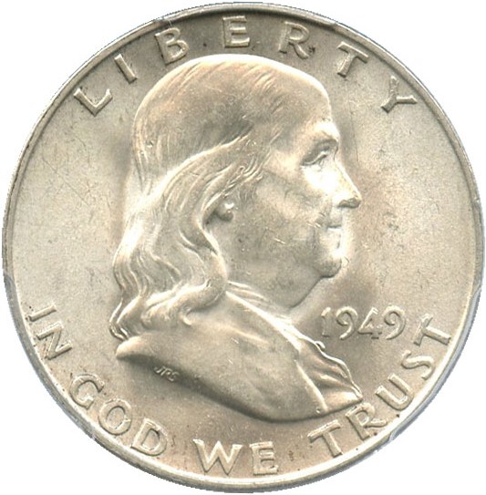 image for: 1949-D 50c PCGS MS64