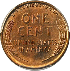 image for: 1917 1c PCGS/CAC MS64 RB (Doubled Die Obverse) Rare Variety