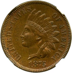 image for: 1875 1c NGC MS64 BN - No Reserve!