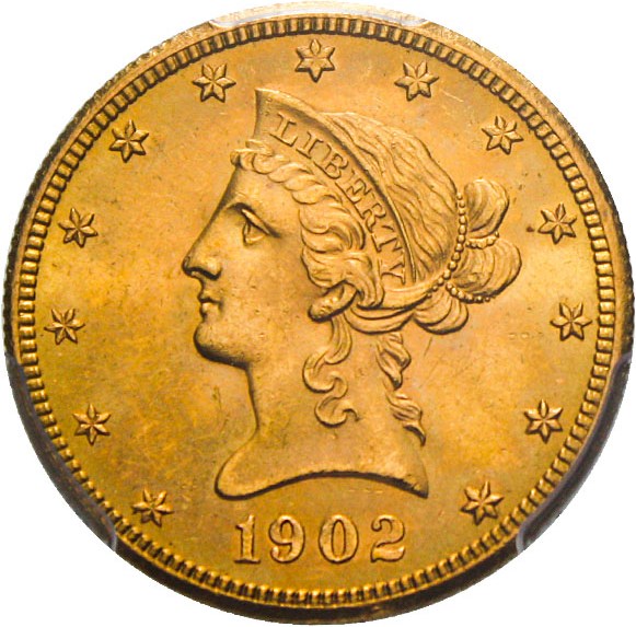 image for: 1902-S $10 PCGS MS64