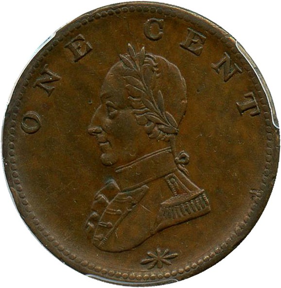 image for: Doubled Head Washington Cent PCGS/CAC AU55