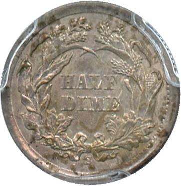 image for: 1866-S H10c PCGS Genuine, Damage or Tooling AU Details - No Reserve!