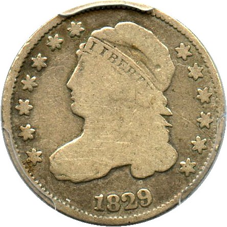 image for: 1829 10c PCGS VG-8 (Large 10C)