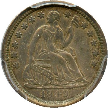 image for: 1849 H10c PCGS XF40 - No Reserve!