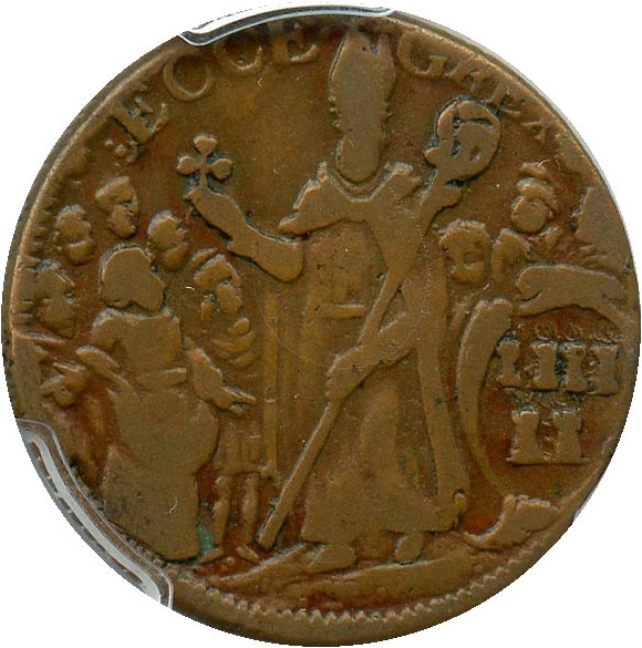 image for: St Patrick Halfpenny PCGS/CAC VF35 (New Jersey)