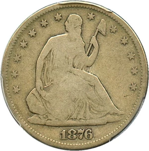 image for: 1876-S 50c PCGS VG-8 - No Reserve!