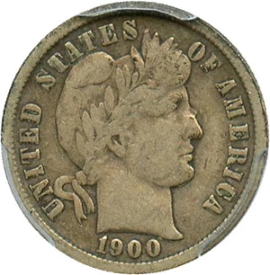 image for: 1900-O 10c PCGS F15 - No Reserve!