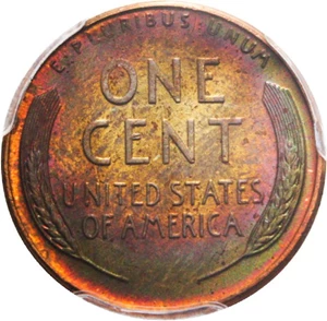 image for: 1956 1c PCGS MS64 BN - Colorful Toning