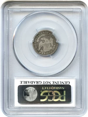 image for: 1821 10c PCGS Genuine, Graffiti, Good Details (Large Date)