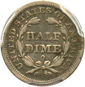 image for: 1840-O H10c PCGS F15 (Drapery)