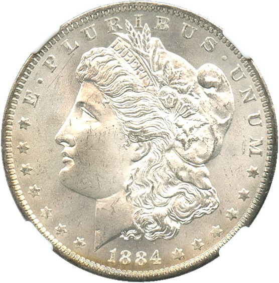 image for: 1884-O/O $1 NGC MS66 Top 100 VAM