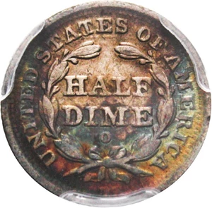 image for: 1840-O H10c PCGS XF40 (Drapery) Colorful Toning