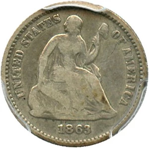 image for: 1863 H10c PCGS VG-8 - Low Mintage Issue