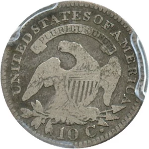 image for: 1821 10c PCGS Genuine, Graffiti, Good Details (Large Date)