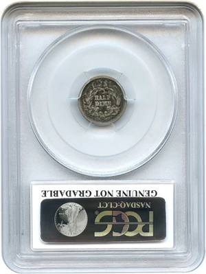 image for: 1868 H10c PCGS Genuine VF Details, Environmental Damage - No Reserve!