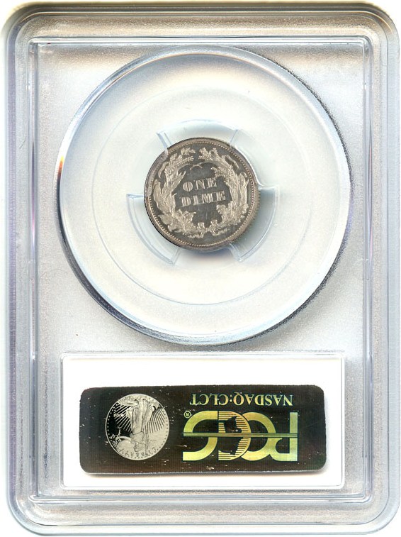 image for: 1865 10c PCGS Proof 63 - No Reserve!