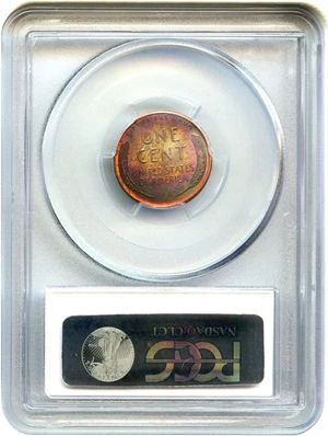 image for: 1956 1c PCGS MS64 BN - Colorful Toning
