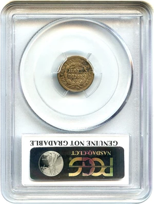 image for: 1849-O H10c PCGS Genuine, Damage F Details