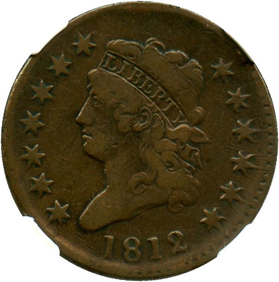 image for: 1812 1c NGC VF20 - Scarce Classic Head Cent